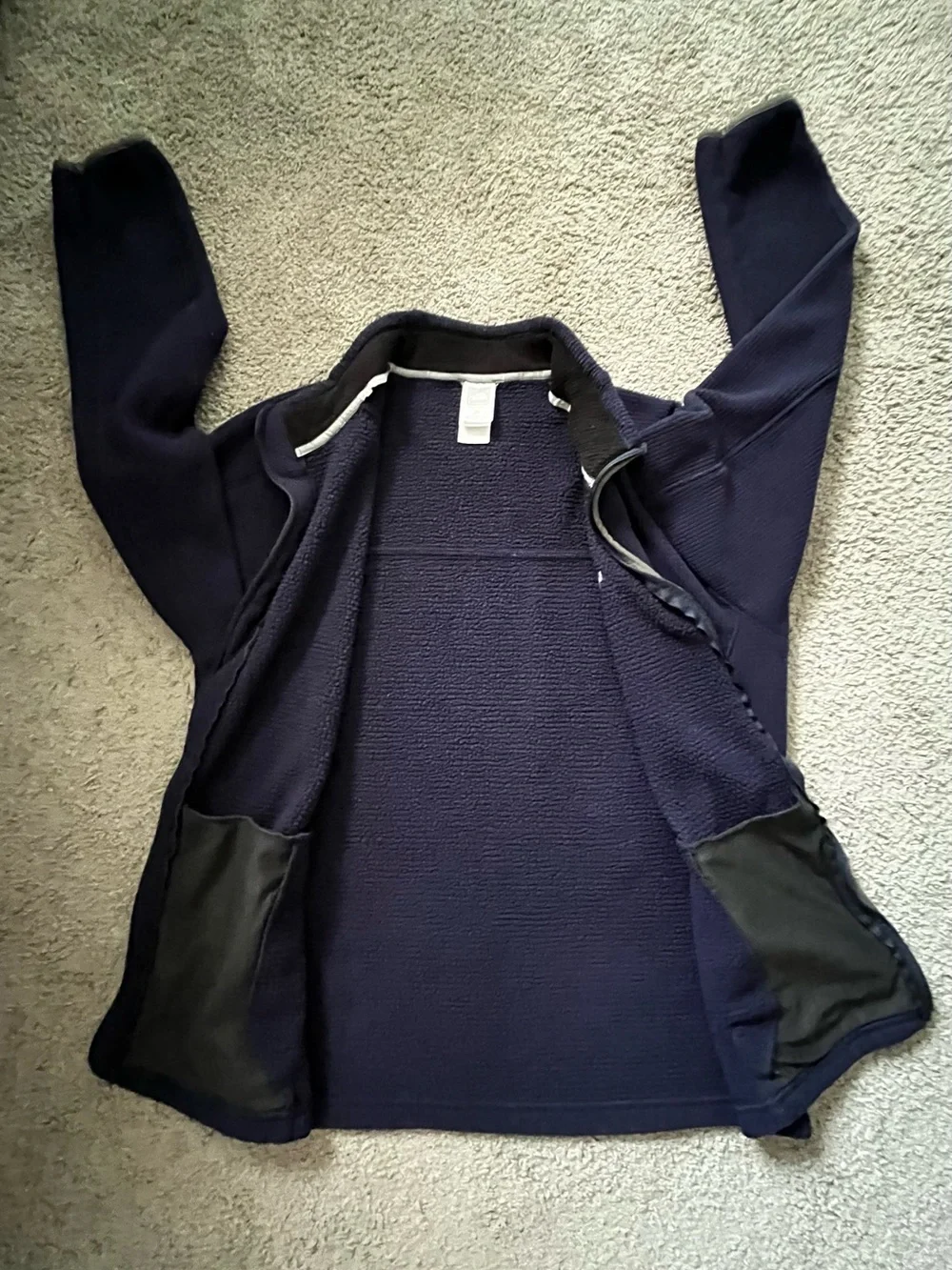 The North Face - Navy Full-Zip Fleece Jacket - Men’s Size M